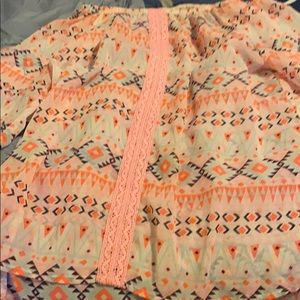 Long sleeve clear shirt